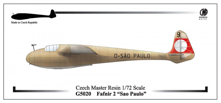 CZECHMASTER CMRG72020 1/72 Fafnir 2 Sao Paulo (re-edition)
