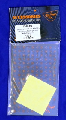 Clear Prop CPA72032 F-104G Painting mask (REV) 1/72