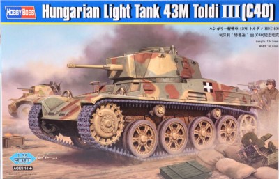 Hobby Boss 82479 Hungarian Light Tank 43M Toldi III(C40) 1/35