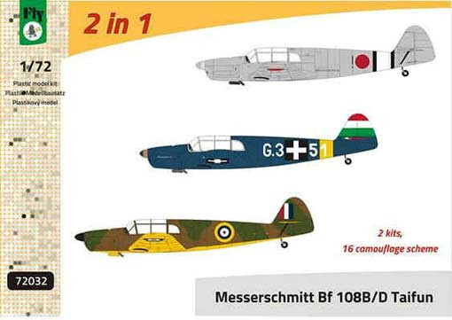 Fly model 72032 Bf 108 B/D Taifun (16x camo) 2-in-1 1/72