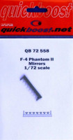 QuickBoost QB72558 F-4 Phantom II mirrors 1/72