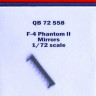 QuickBoost QB72558 F-4 Phantom II mirrors 1/72