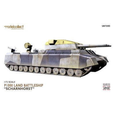 Modelcollect UA72303 Немецкий супертяжёлый сухопутный крейсер P.1000 «Ratte» 1/72