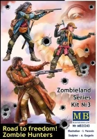 Master Box 35243 Zombie Hunters - Road to Freedom (3 fig.) 1/35