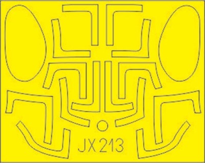 Eduard JX213 Mask 1/35 AH-6J (KITTYH)