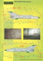 Model Maker Decals D48020 Mikoyan MiG-21PFM/MiG-21M/MiG-21MF/MiG- 21bis/MiG-21UM Polish stencils 1/48
