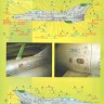 Model Maker Decals D48020 Mikoyan MiG-21PFM/MiG-21M/MiG-21MF/MiG- 21bis/MiG-21UM Polish stencils 1/48