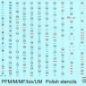 Model Maker Decals D48020 Mikoyan MiG-21PFM/MiG-21M/MiG-21MF/MiG- 21bis/MiG-21UM Polish stencils 1/48