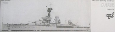 Combrig 70259 HMS Orion Battleship, 1912 1/700