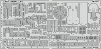 Eduard 491156 SET F-16I SUFA (KIN) 1:48