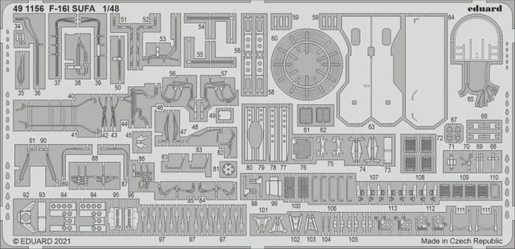 Eduard 491156 SET F-16I SUFA (KIN) 1:48