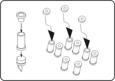 CMK B35032 Soviet smoke dischargers 902BTUCA 81mm 1/35