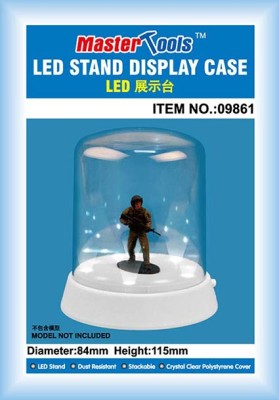 Master Tools 09861 Стенд с выпуклой колбой с голубой LED подсветкой размер 84*115 мм