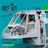 Reskit U35053 CH-54A (S-64E) Tarhe cockpit Detailed (ICM) 1/35