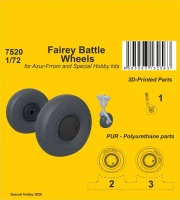 CMK SP7520 Fairey Battle wheels (SP.HOBBY) 1/72