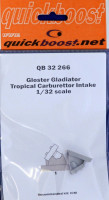 Quickboost QB32 266 Gloster Gladiator tropical carburettor intake 1/32