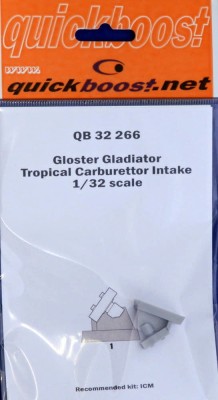 QuickBoost QB32266 Gloster Gladiator tropical carburettor intake 1/32
