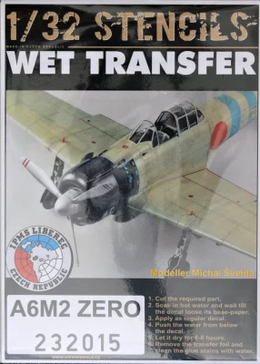 HGW 232015 STENCILS A6M2 Zero 1/32