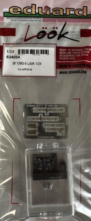 Eduard 634054 Brassin 1/24 Bf 109G-5 Look (Airf) 1/24