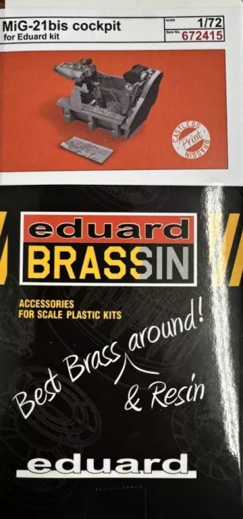 Eduard 672415 BRASSIN MiG-21bis cockpit PRINT (EDU) 1/72