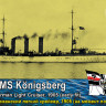 Comrig 70525PE German Konigsberg Light Cruiser, 1907 1/700