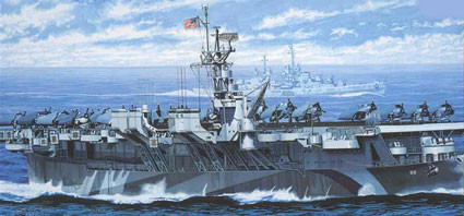 Dragon 7054 Авианосец USS "Independence" (BB-39, 1941) 1/700