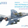 Quinta studio QD48132 F-4S (для модели ZM SWS) 3D декаль интерьера кабины 1/48