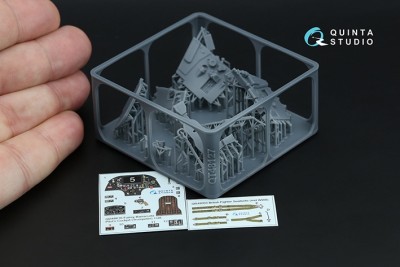 Quinta Studio QD+48616 Пилота Fairey Barracuda (Trumpeter) (с 3D-печатными деталями) 1/48