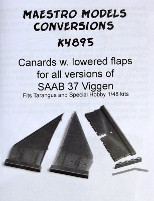 Maestro Models MMCK-4895 1/48 Canards w/ low.flaps SAAB 37 Viggen (TAR/SPH)