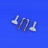 Eduard 632079 Bf 109G-10 undercarriage legs BRONZE 1/32