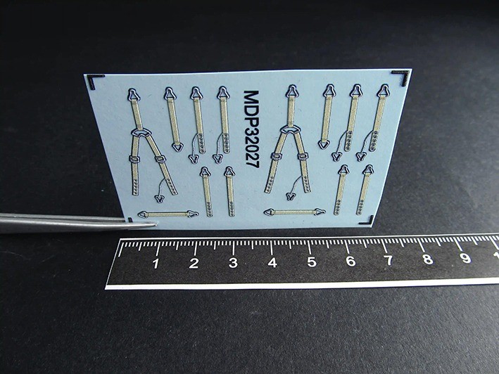 Metallic Details MDP32027 PZL P.11, PZL.23, PZL.46, PZL.37 seat belts (3D-Printed) 1/32