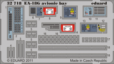 Eduard 32718 EA-18G avionic bay (Future release)