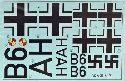 LF Model C72200 Decals Focke Wulf Fw 200 Condor (REV) Vol IV 1/72