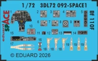 Eduard 3DL72092 Bf 110F SPACE (EDU) 1/72