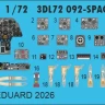 Eduard 3DL72092 Bf 110F SPACE (EDU) 1/72
