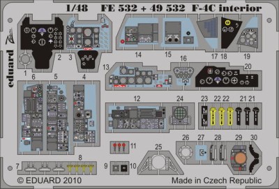 Eduard FE532 F-4C interior S.A.