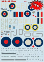 Print Scale 48-122 Spitfire Mk V Aces Part 1 1/48
