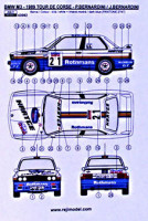 Reji Model 43082 1/43 BMW M3 - 1989 Rally Tour de Corse
