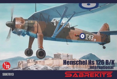 Sabre Kits SBK72013 Henschel Hs 126B/K International (3x camo) 1/72