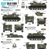 Star Decals 35-C1189 Korean War - US Artillery # 1. Korean War 1950-53. M7 and M7B1 Priest 105mm HMC. Ohio and Wyoming Army National Guard. 'Lucky Seven', 'Hell Bound', 'Brown Noser', Brown Bomber', 'Blitzkrieg', 'Good Night Irene' 1/35