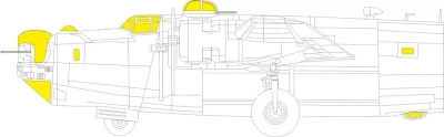 Eduard EX1042 Mask B-24J TFace (HOBBYB) 1/48