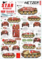 Star Decals 72-A1073 Hetzer. Czech resistance Jg Pz.Kpfw 38(t) in the Prague uprising 1945 1/72