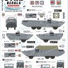 Star Decals 72-A1177 D-Day DUKW + Ford GPA SEEP.British Amphibians # 2.297 Coy (GT) RASC and Beach Group 1/72
