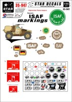 Star Decals STAR35947 Generic ISAF markings. Afghanistan Peacekeepers 1/35