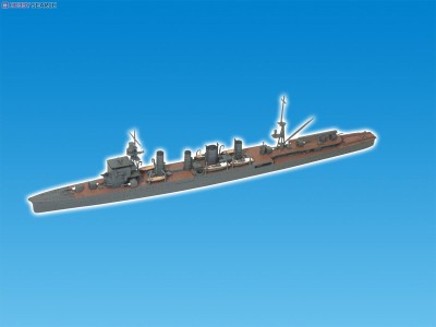 Aoshima 011041 Kanmusu Light Cruiser Jintsu 1:700
