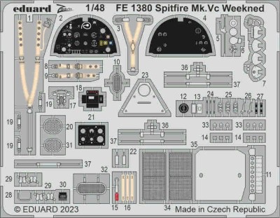 Eduard FE1380 Spitfire Mk.Vc Weekend (EDU) 1/48
