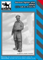 Black Dog F32170 German fighter pilot WWII 1/32