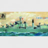 Trumpeter 03604 Китайский Эсминец 113 Qing Dao (Циндао) проэкта 052 Ланчжоу (НАТО - Luhu) 1/200