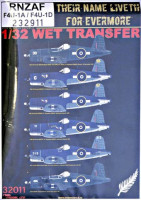 HGW 232911 RNZAF F4U-1A/F4U-1D (wet transfer) 1/32