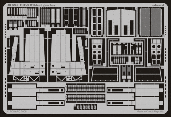 Eduard 48594 F4F-3 gun bay HBS